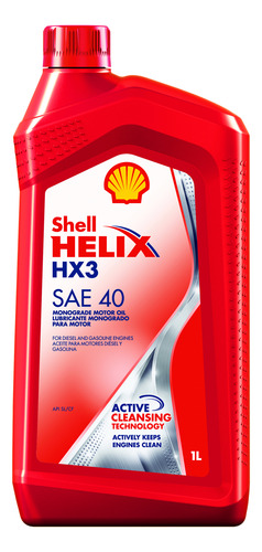 Aceite De Motor Shell Helix Hx3 40 Slcf 1 Litro