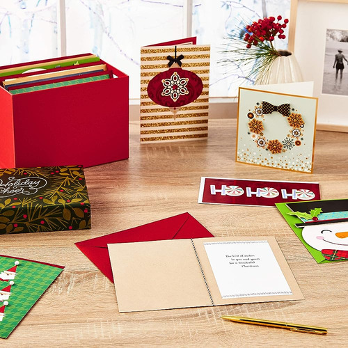 Hallmark Boxed Handmade Christmas Cards Assortment (conjunto