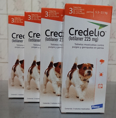 Imagen 1 de 2 de Credelio Antipulga Garrapata 5-11kg Perro -nexgard Simparica