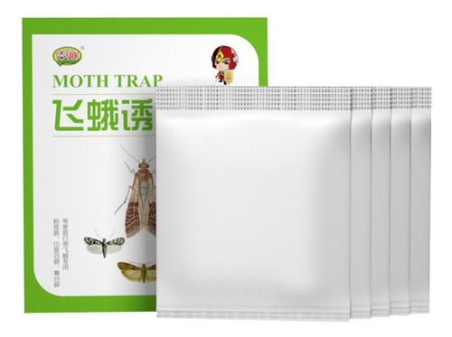 Papel De Polilla Pegajosa 5 Piezas De Prevención Antipolilla