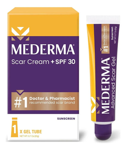 Crema Mederma Desvanece Y Elimina Cicatrices Spf 30 Original Todo Tipo De Piel Día/noche