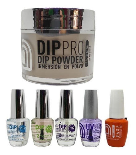 Kit Básico Dip Pro® Polvo Con Activadores Na Nails 