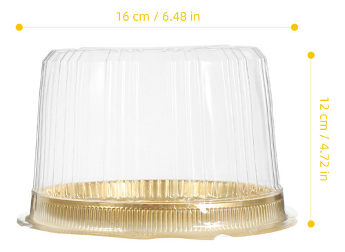 Contenedor Portátil De Plástico Transparente Para Alimentos