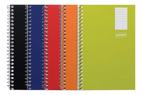 Bloc De Notas Staples 200014, 10,16 Cm X 15,24 Cm, Con Rayas