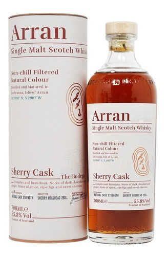 Whisky Single Malt The Arran Sherry Cask 55.8% Cask Strength