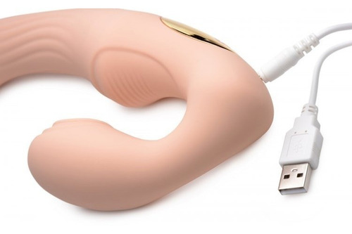 Vibrador Arnes Dildo e Vibrador Interno para Ela Pegging