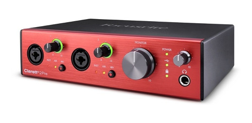 Interface De Audio Focusrite Clarett+ 2 Pre Usb + Plus