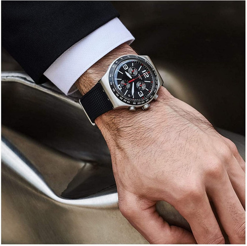 Reloj Swatch Irony Very Dark Grid Yvs461