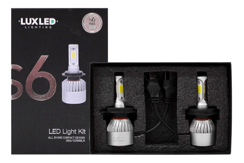 Imagen 2 de 10 de Kit Cree Led H7 H4 H11 H1 H3 Hb4 9006 H16 S6 Plus + Led T10