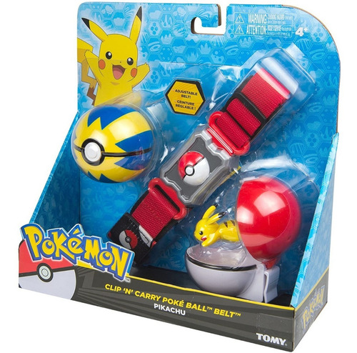Pokemon Clip ´n Carry 2 Poke Bola Belt Tomy Pikachu