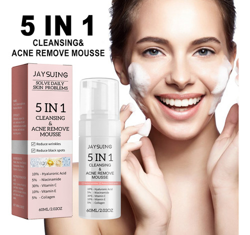 Espumas Limpiadoras Y Eliminadoras S 5 En 1 60 Ml 6002
