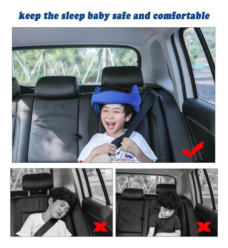 Ajustable Silla Niño La Cabeza Del Coche Venda De La Ayuda