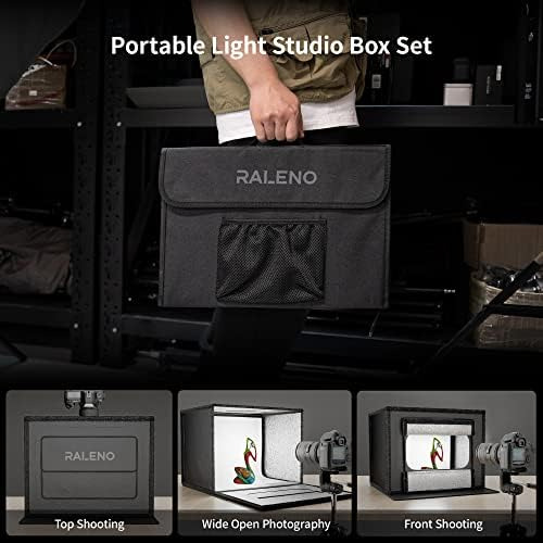 Raleno 24w Box Photography, 16 X 12 X 12 Photo Box Con 5500k
