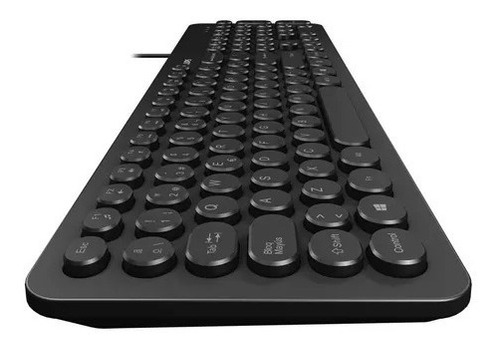 Imagen 4 de 7 de Teclado Philips K334 Cableado Usb Negro Español Pc Notebook