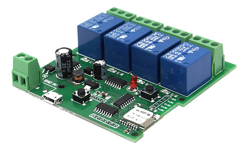 Módulo Interruptor Inalámbrico Ewelink 4ch Dc 5v 12v 32v Wif
