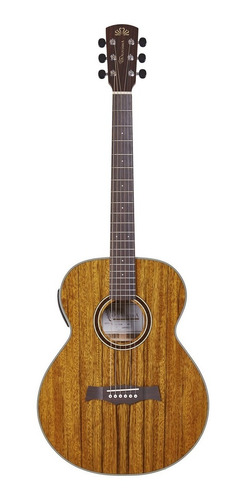 Guitarra Electroacústica La Alpujarra C2d1 Nat Cuerdas Metal