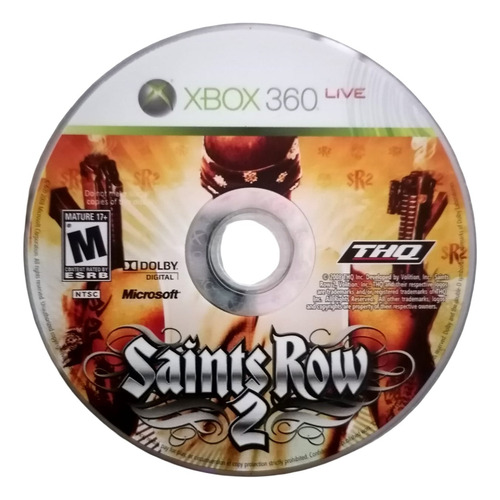 Saints Row 2 Xbox 360 (Reacondicionado)
