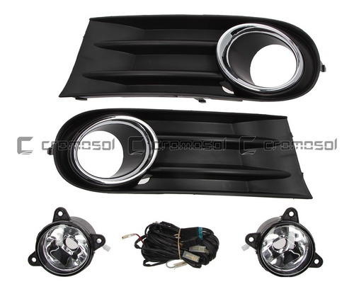 Kit Faro Auxiliar Vw Saveiro C/rejilla 2010 2011 2012 2013