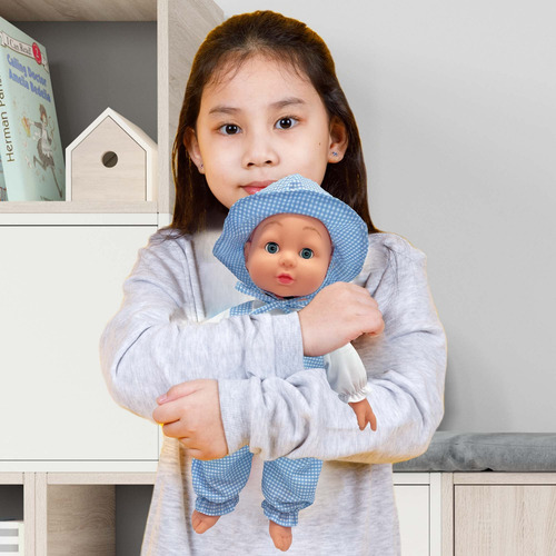 Muñeca De Bebe Realista Con Cuerpo De Felpa De Vinilo Niña