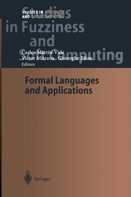 Libro Formal Languages And Applications -               ...