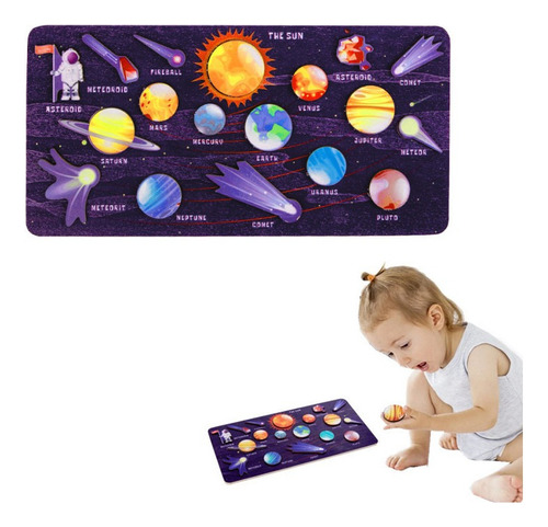 S Juego De Rompecabezas Montessori Toy Sun Matching