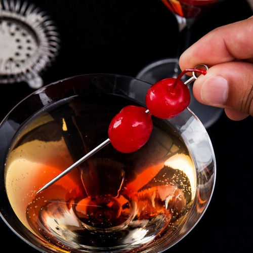 Imagen 8 de 9 de Pinche De Acero Inoxidable Para Coctelería Picadas Martini