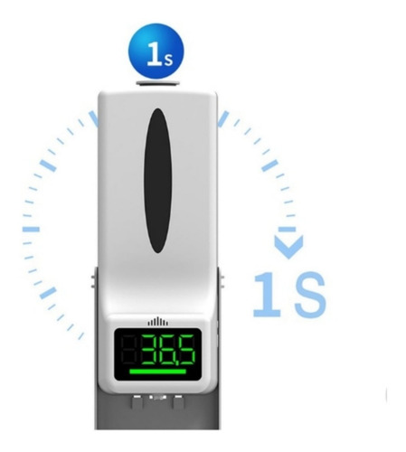 Imagen 3 de 9 de Termometro K9x Dispensador De Alcohol Gel Automatico