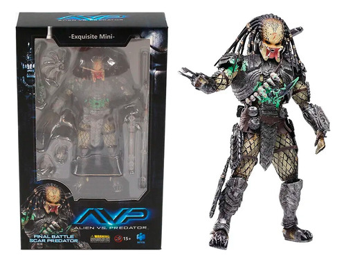 Avp Final Battle Damage Scar Predator 1:18