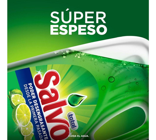 Lavatrastes Liquido Salvo Total Limón 2.6 L