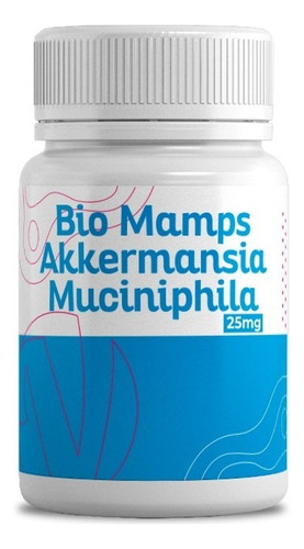 Bio Mamps Akkermansia Muciniphila 25mg - 60 Cáps - Com Selo Sabor Sem Sabor