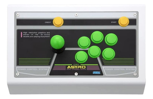 Sega - Sega Astro City Arcade Stick & Green Buttons