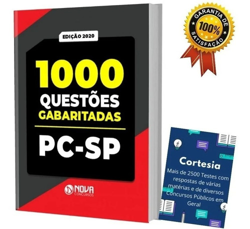 Caderno De Testes Polícia Civil Sp 2019 Questões Comentadas