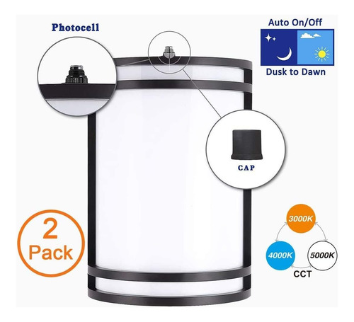 Aplique Led Para Exteriores Con Luz Ajustable De 15 W
