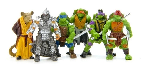 Tortugas Ninja Juguete Mini Figuras Acción Personaje Decorad