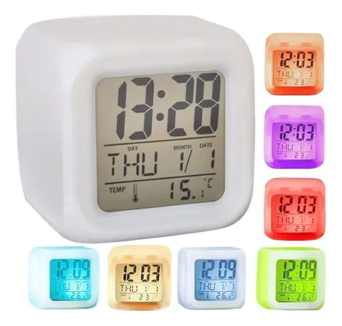 Reloj despertador con luz led hotsell