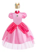 Comprar Disfraz Princesa Peach Mario Bros Vestido Niña *princesa Peach*