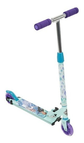 Patin Frozen Luces Led Huffy Xtr P. Color Celeste