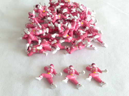 Miniatura Power Rangers Rosa - Saban Anos 90 - Unidade (Usado)