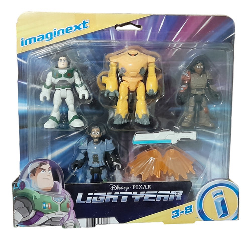 Imaginext Estuche Con 4 Muñecos De Lightyear Con Accesorios