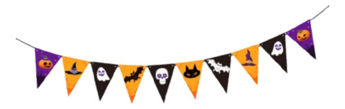Pancarta De Fiesta De Halloween, Bandera Triangular