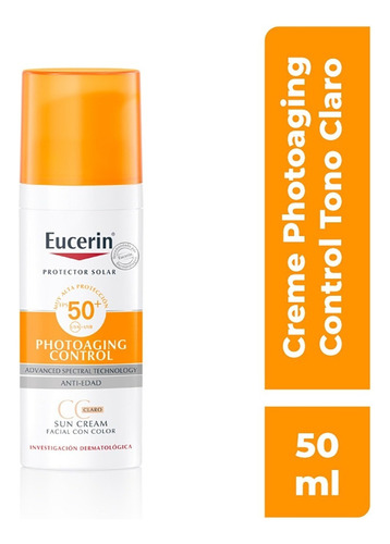 Eucerin Protector Solar Antiedad Control Claro Fps50+ 50ml