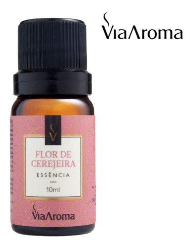 Imagem 1 de 1 de Essência Aromática Flor De Cerejeira 10 Ml Via Aroma Difusor