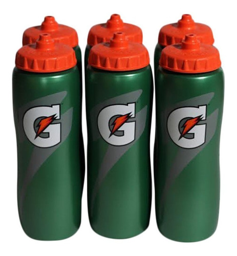 6 Botellas De Agua Gatorade De Deporte De 32onzas Apretable