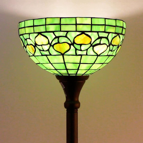 Zjart Antorchas Tiffany Lámpara De Pie Estilo Manzana