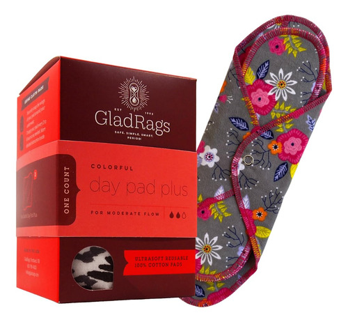 Gladrags Day Pad Plus, Surtido