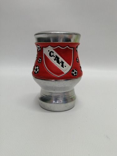 Mate Argentino Madera Acero Y Cuerina Futbol