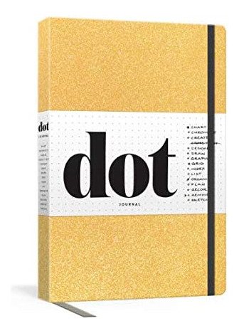 Libro: Dot Journal (gold): A Dotted, Blank Journal For 256