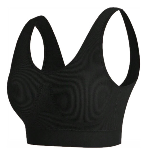 Top Deportivo Shein Importado Negro-marron