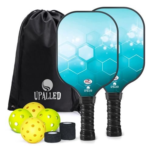 Pickleball Paddles Set De 2, Usapa Juego De Bolas De R57ym