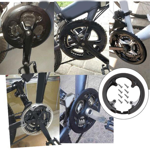 Protector De Manivela De Rueda De Cadena Protección Negro
